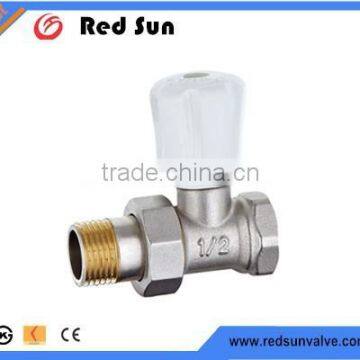 HR5080 brass drain angle chrome radiation valve