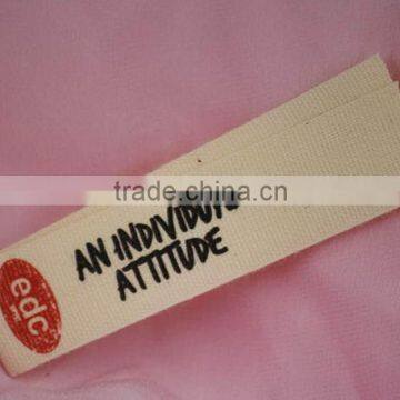 China gold supplier latest garment satin printed clothing label