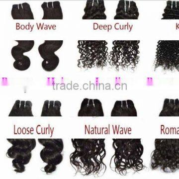 2012 hot selling fashion 24" human hair weave extension