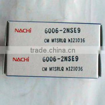 Original Nachi deep groove ball bearing 6006-2NSE 9