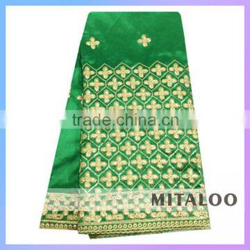 Mitaloo MGP0037 African George Lace Row Silk George Fabric For Wedding