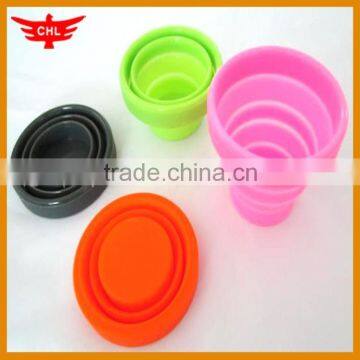 2015 durable silicone foldable water cup