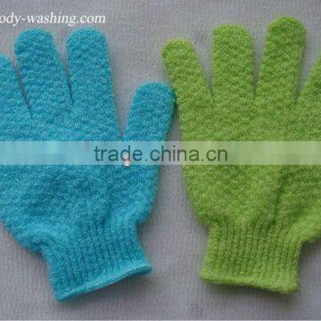 2016 Newst Hydro nylon Exfoliating Gloves shower gloves bathglove