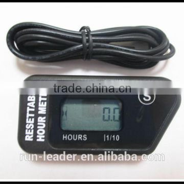 Resettable Inductive Hour Meter for motorcycle,jet ski, Waterproof