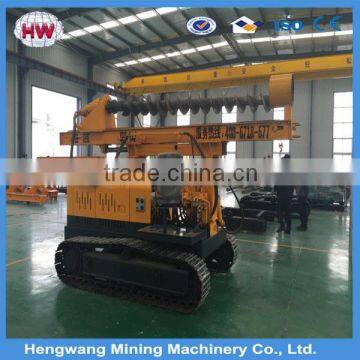 HWD - 300 Crawler Type 3 Meters Spiral Pile Driver Photovoltaic (pv) Driver