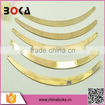 BOKA high quality good crescent metal neck trim for t-shirts