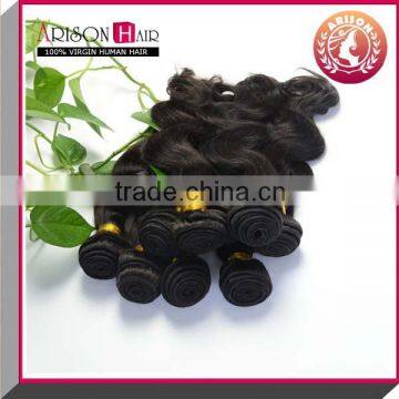 factory price in different inch tangle free no shedding natural curly hair extensions