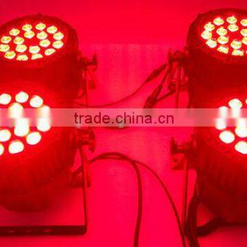 Professional Stage LED Par Light 18x12w RGBW 4 in 1 Outdoor Use IP65 photo-2