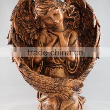 Young Girl Sleeping Angel Statue