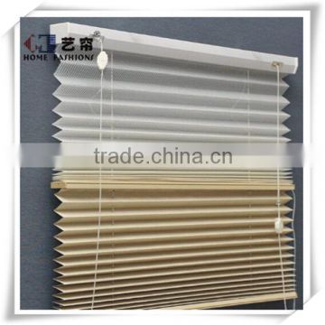 Yilian 2015 Newest Design With Competitive Polyester Fabric Pleated Blinds