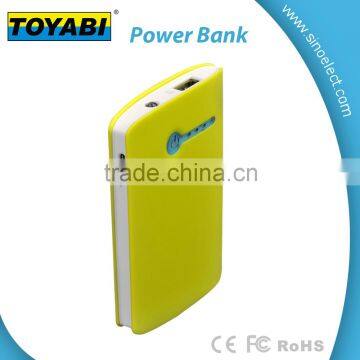 3000mAh Ultra-Thin Wallet Sized Portable Power Bank with LED light and 4 indicator lights