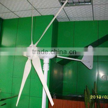 Small Horizontal Axis 600W Wind Turbine with 5 blades