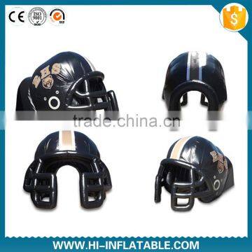 inflatable helmet tunnels with football team sports tent