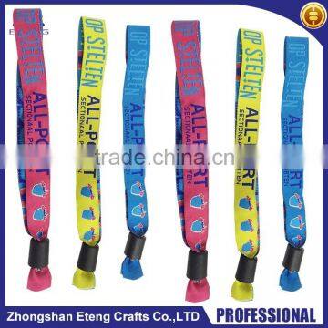 Colorful Cool personalized concert fabric woven wristbands