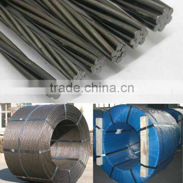 1x19 galvanized steel wire ropes