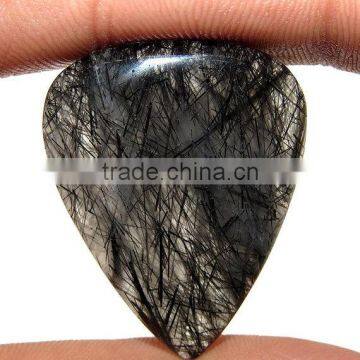 Black Ruhtile Cabochon