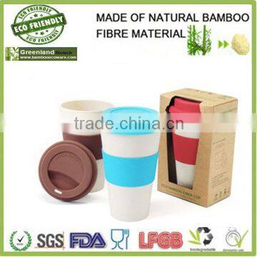 2016 new custom bamboo fiber coffee cup