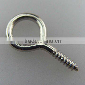 nickel plated steel eye screw