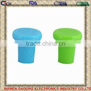 Food grade silicone custom cork wine bottle stoppers
