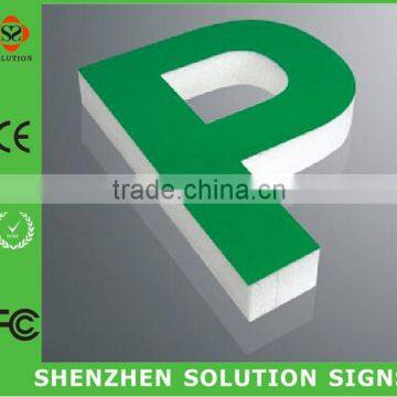 storefront resin green light Led Illuminated Letter