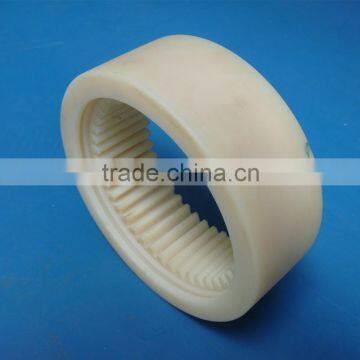 Custom CNC Machining Engineering Small Plastic Nylon PA66 Internal Ring Gear photo-4