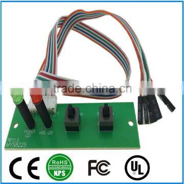 Front Panel LED Light Power Switch Mainboard Panel Mount Extension Cable