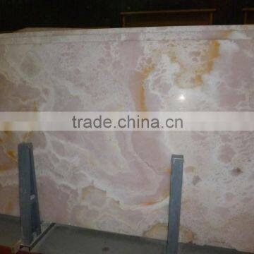 new pink onyx marble tile slab