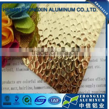 Colored Pattern Embossed Aluminium Sheet AA1100 H14