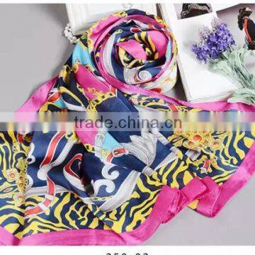 Wholesale Promotion Dubai Hijab 120*120cm Digital Print Imitated Silk Satin Square Scarf,polyester Satin Hijab Scarf Head Wear Supplier's Choice photo-6