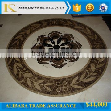 Hot Sell light emperador marble waterjet Designs