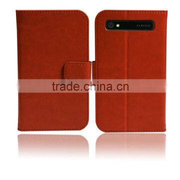 PU Wallet Case for Blackberry Q20 With Credit Card Slot photo-3