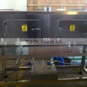 pet bottle label steam shrink tunnel/shrinkage machine for label/shrink sleeve label machine