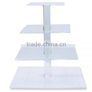 Clear Plastic Customed Cake Display Stand for Promotion and Birthday photo-2