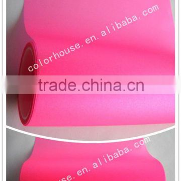 Pink colored with 3D glitters decorative light protective film for car