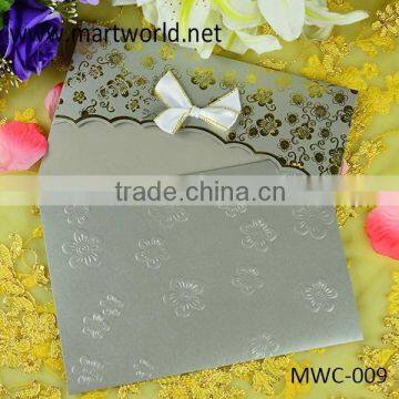 2015 High Quality Fashionable Butterfly Wedding Invitation Card(MWC-009) photo-2