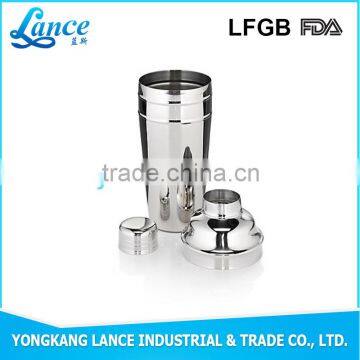 Bartender loving tools stainless steel 550ml recipe cocktail shaker