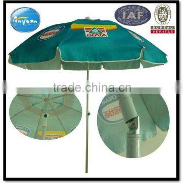 200cm advertising patio umbrella with printing and tilt