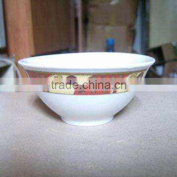 white porcelain footed bowl ceramic noodles bowl soup bowl