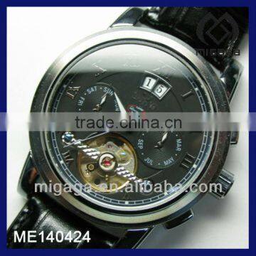 calendar showing day and month display mechanical watch with Tourbillon / men's Tourbillon mechanical watch