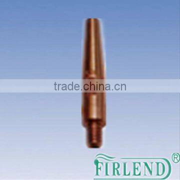 copper welding contact tips for welding torches