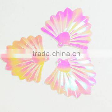 New Fashion High Quality Multi Color Leaf Shaped Sequins for Wedding Dress photo-3