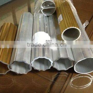 Aluminum alloy extrusions of sliding curtain rail