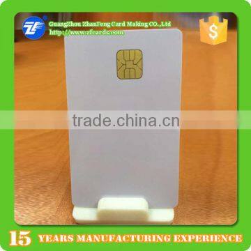 Blank White Plastic Card With Smart ic Chip photo-6