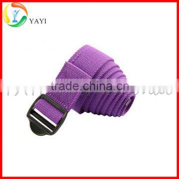 Fitness Exercise Durable No Slip Metal D-Ring Belt Yoga Strap photo-6