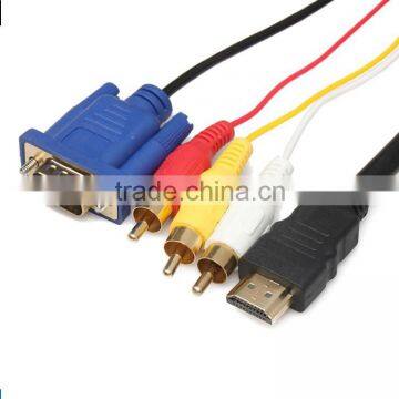 High quality VGA+3RCA cable