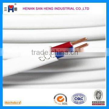 copper conductor energy cable, twin and earth 2.5mm2 PVC Wire