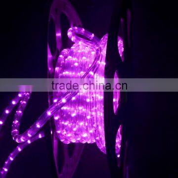 Festalight Waterproof 72led per Meter 100% Copper 3 Wire Holiday Decoration Round Flexible Black Color Changing Led Rope Light photo-2