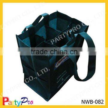 37*42*18cm 6 bottles wine bag with customized logo