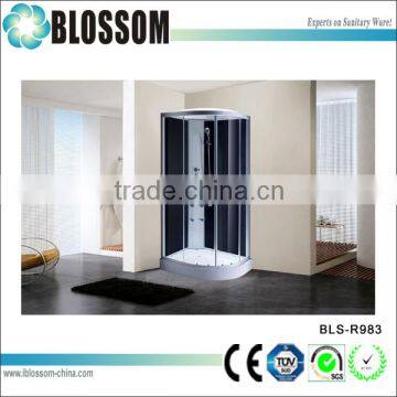 Corner toilet bath shower room tempered glass shower cabin 90x90