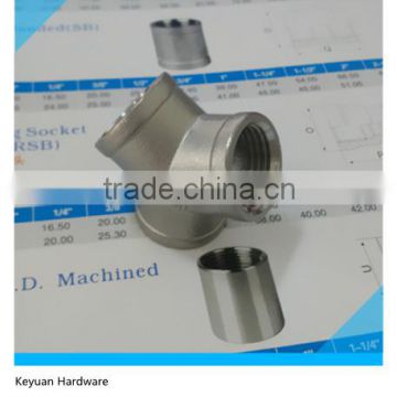 Stainless Steel Cast Y-Type Tee Banded Connector